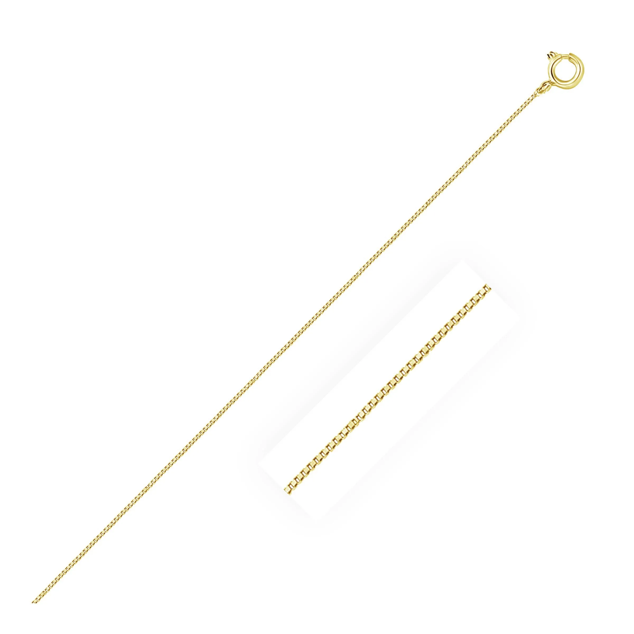 10k Yellow Gold Classic Box Chain 0.45mm-rx66636-20