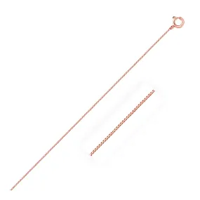 14k Rose Gold Classic Box Chain 0.45mm-rx00710-18