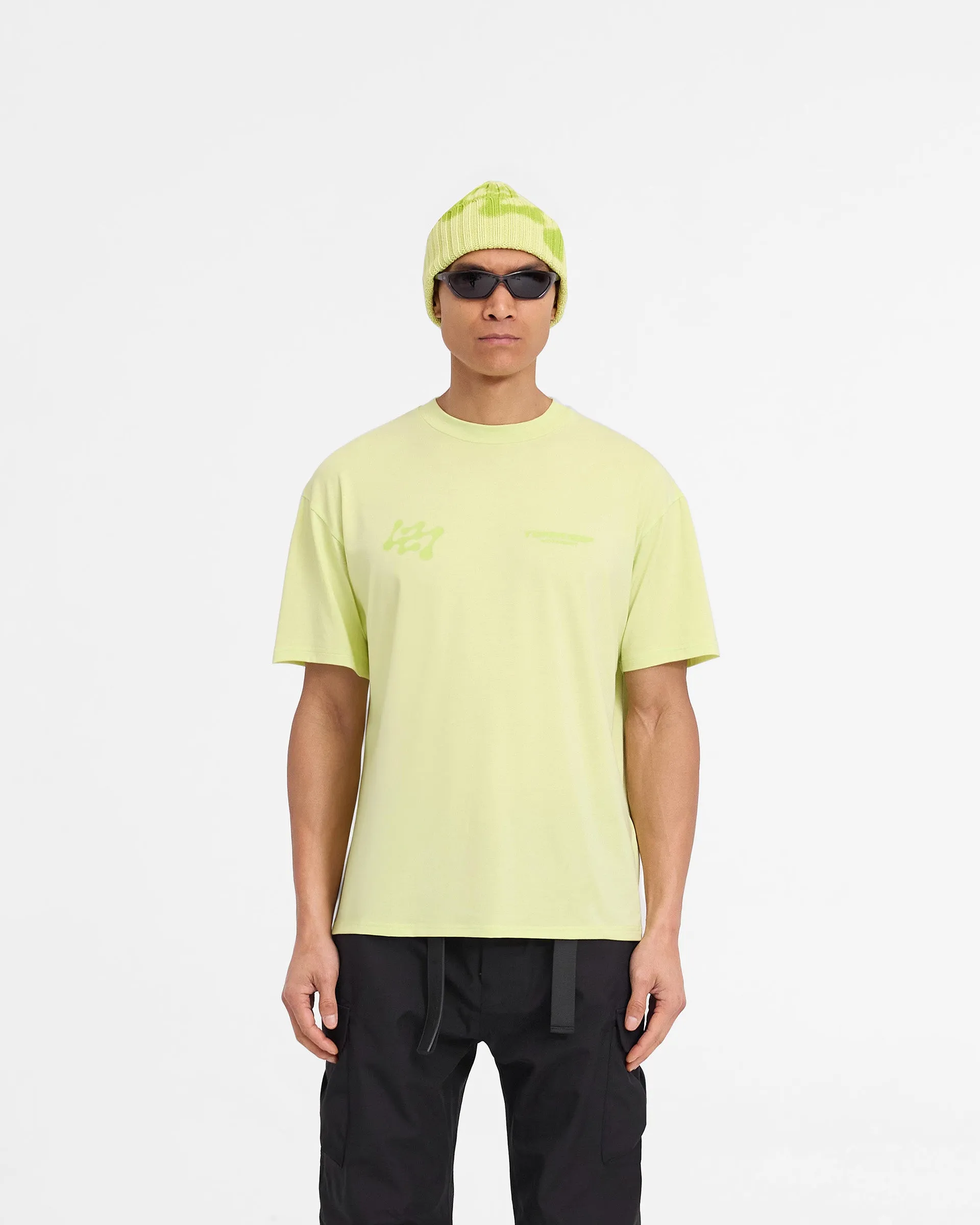 247 Future Terrains Oversized T-Shirt - Shadow Lime