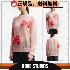 Acne Studios  |Unisex Street Style V-neck & Crew neck