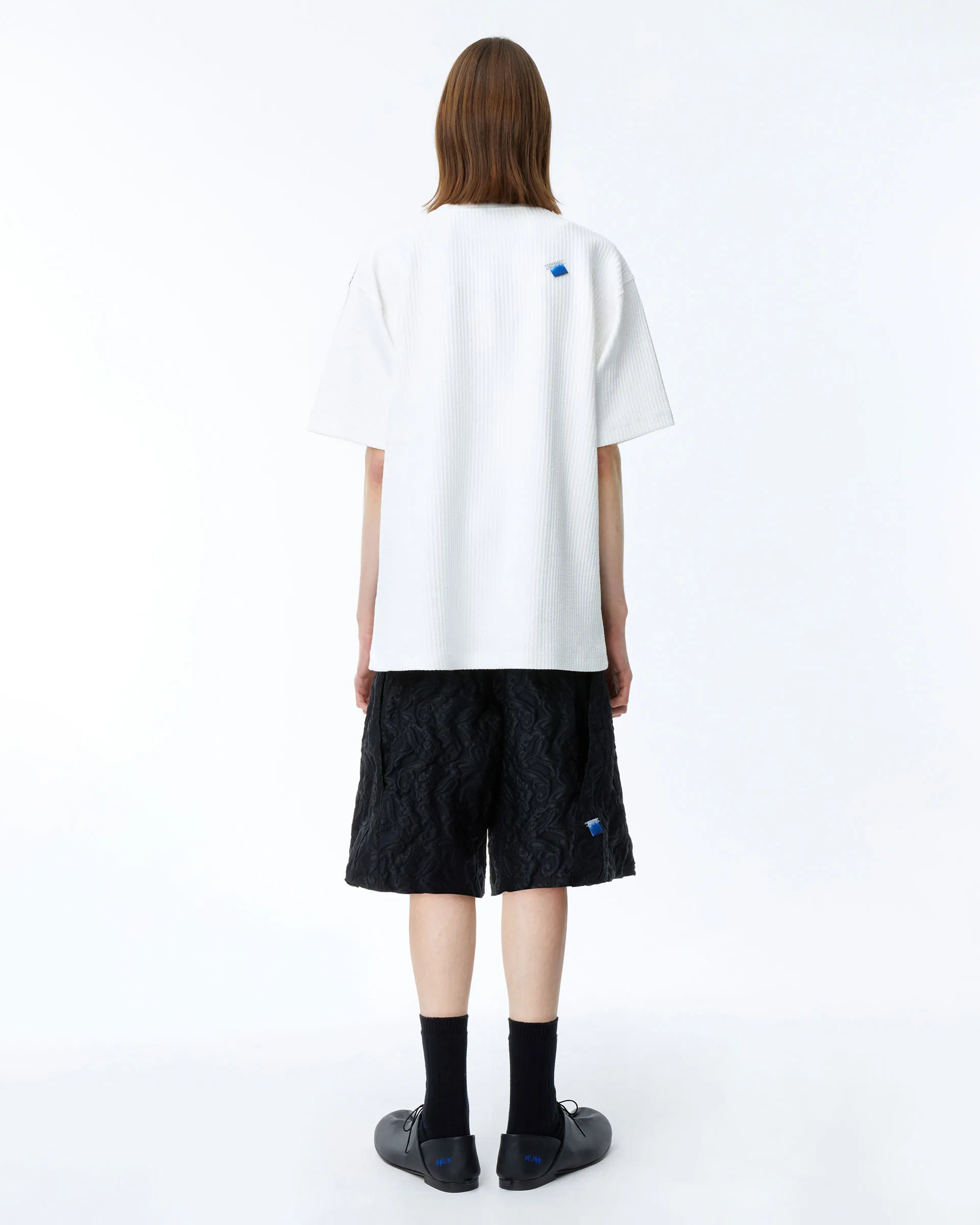 ADERERROR  |Unisex Street Style Plain Cotton Short Sleeves Logo T-Shirts