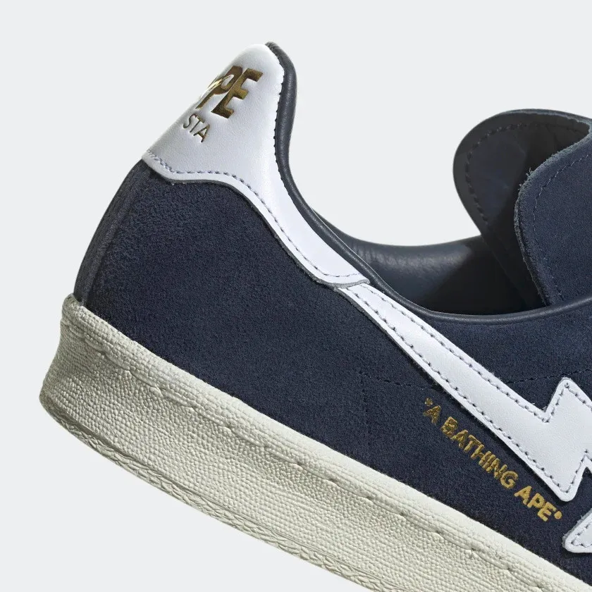 Adidas Campus 80s Bape Collegiate Navy Cloud White Off White ID4770