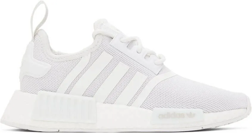 Adidas Kids White NMD_R1 Big Kids Sneakers