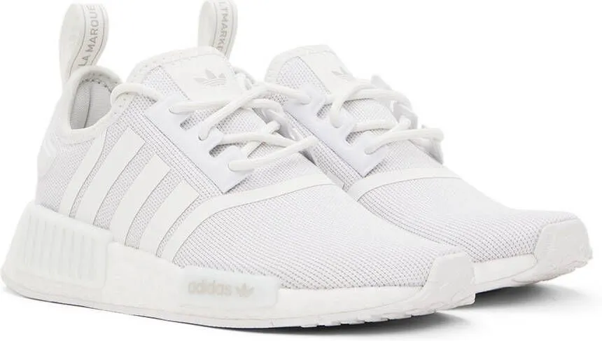 Adidas Kids White NMD_R1 Big Kids Sneakers