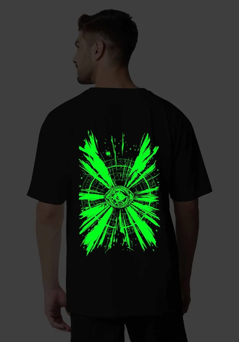 Agamotto Eye Dr Strange Glow In Dark Oversized T-Shirt