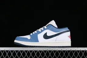 Air Jordan 1 Low SE Armory Navy White Aegean Storm HM3711-144