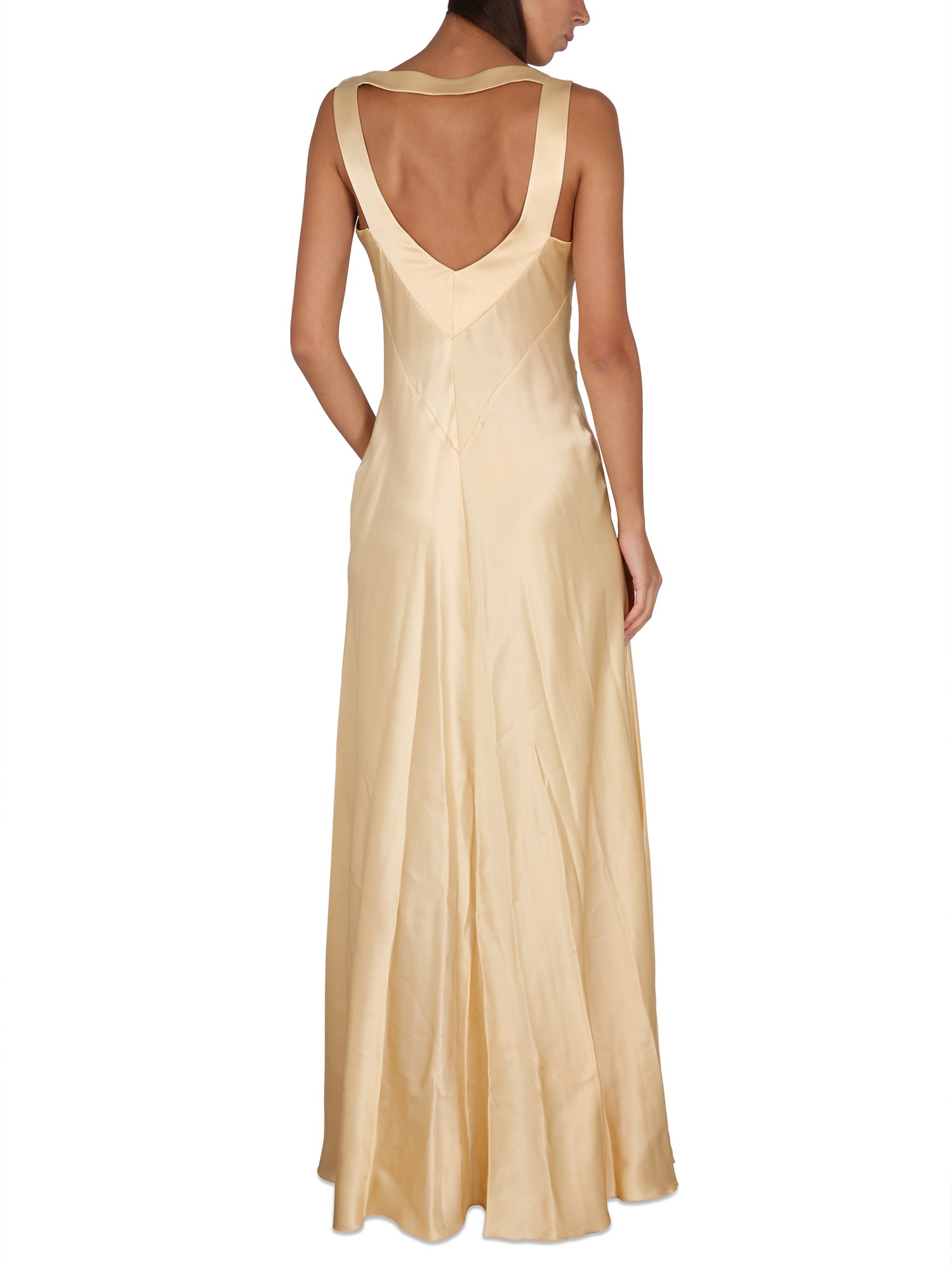 ALBERTA FERRETTI    SILK LONG DRESS