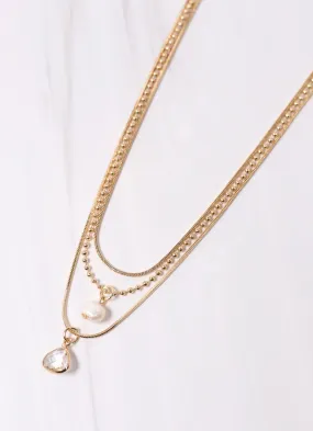 Aldon Layered Necklace GOLD