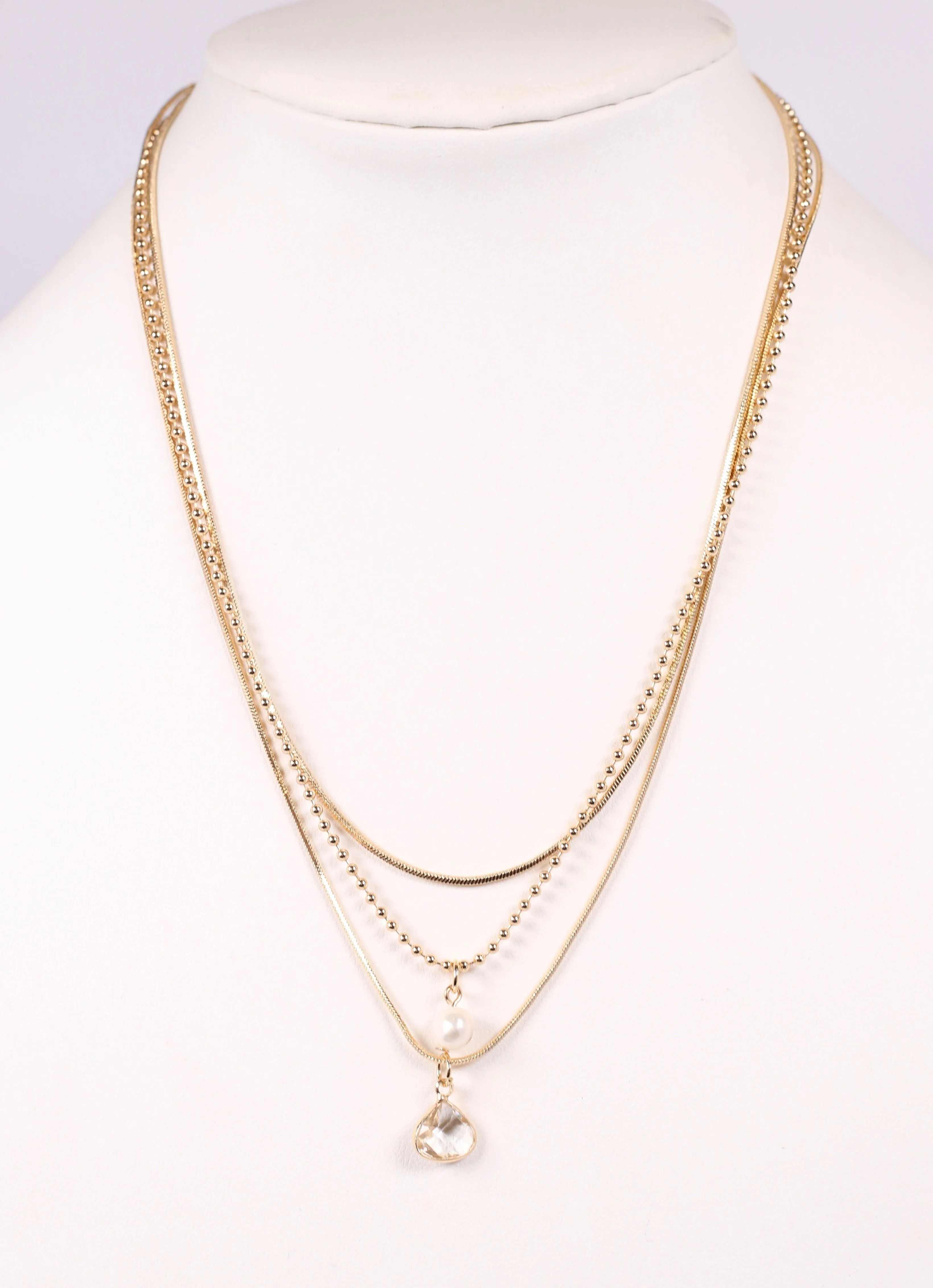 Aldon Layered Necklace GOLD