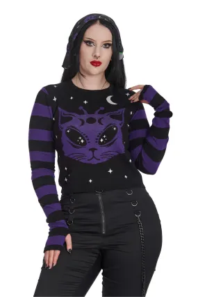 ALIEN SPACE CAT JUMPER