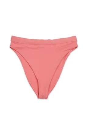 Amaka Coral High Waist Bikini Bottom