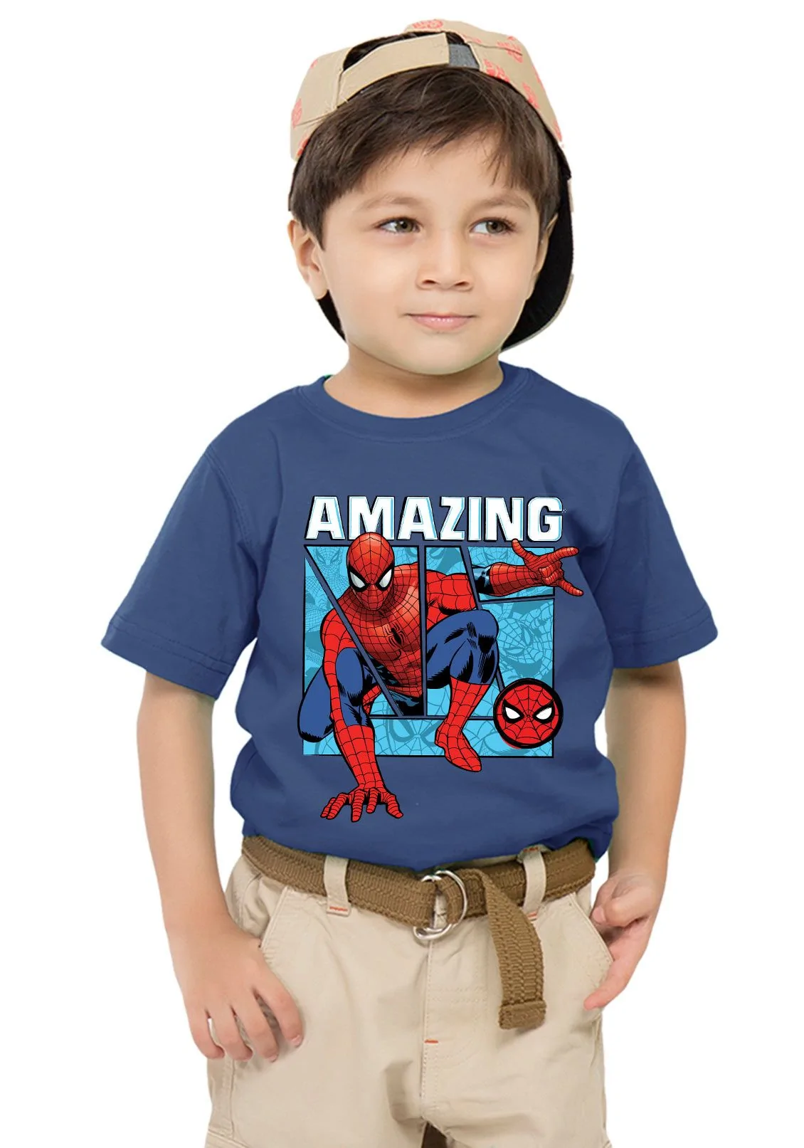 Amazing Webmaster Spiderman Kids T-Shirt