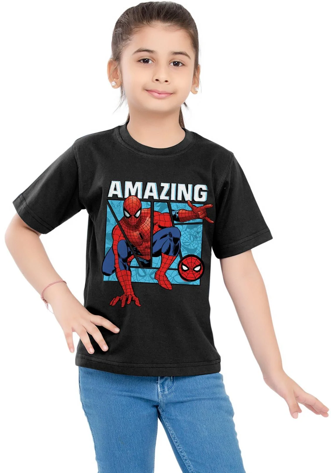 Amazing Webmaster Spiderman Kids T-Shirt