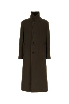 Ami Brown Wool Coat