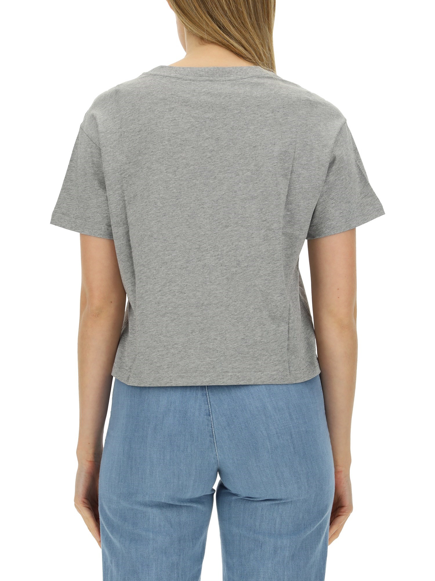 A.P.C.    COTTON LOGO T-SHIRT