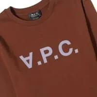 A.P.C.  |Crew Neck Unisex Street Style Long Sleeves Cotton Oversized