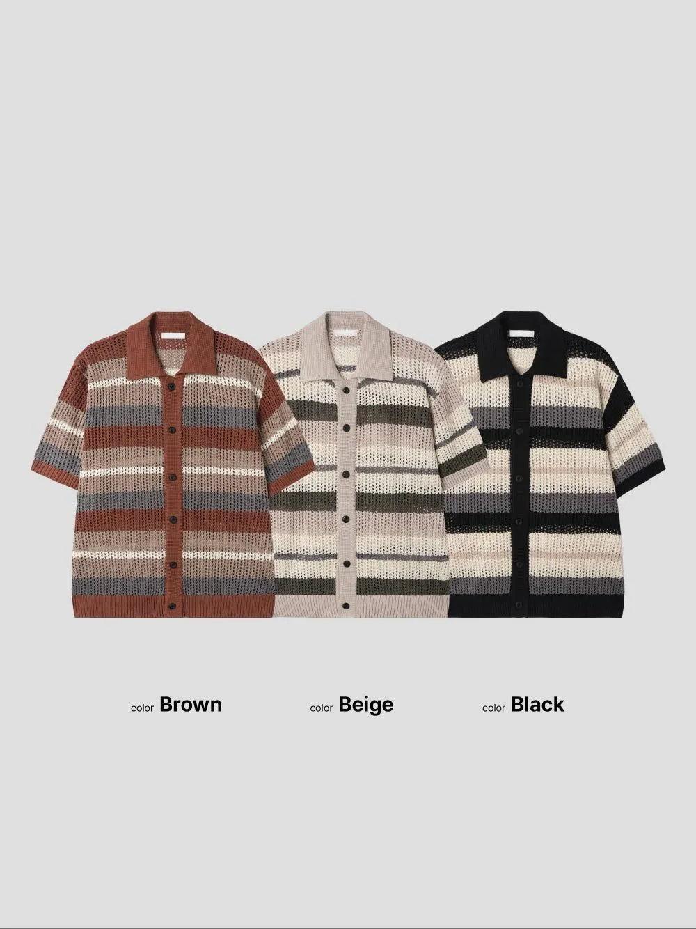 ASCLO  |Stripes Casual Style Unisex Street Style Bi-color