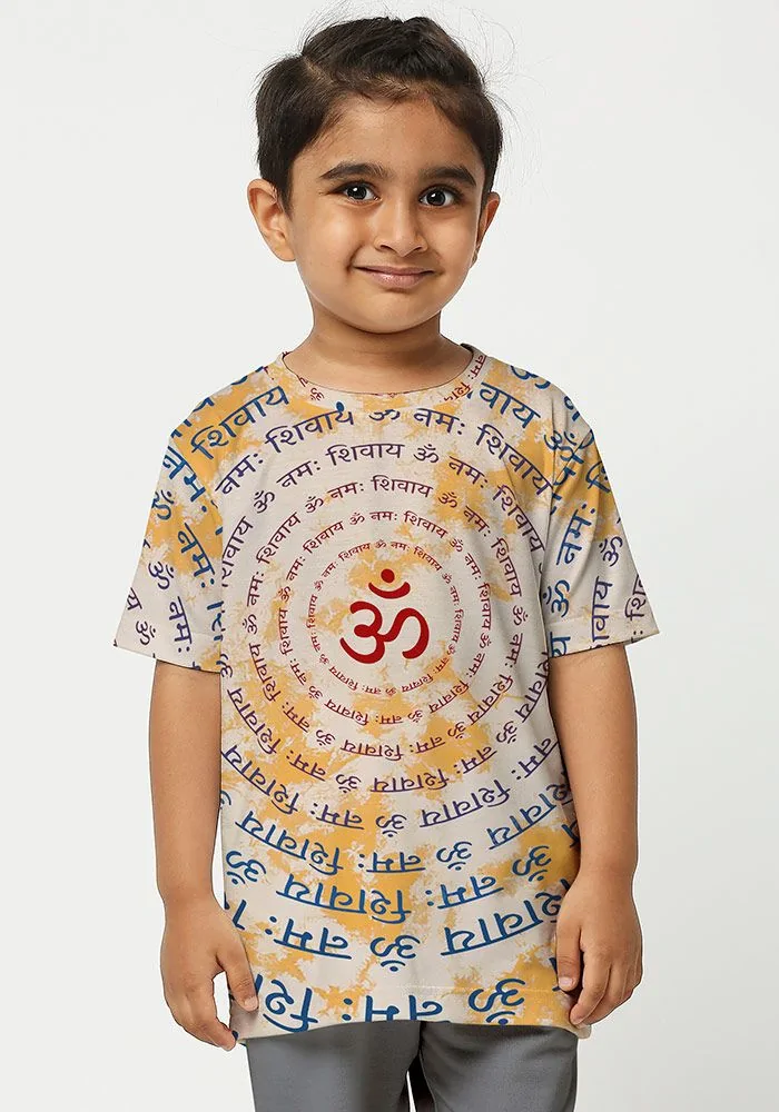 AUM All Over Printed Kids T-Shirt