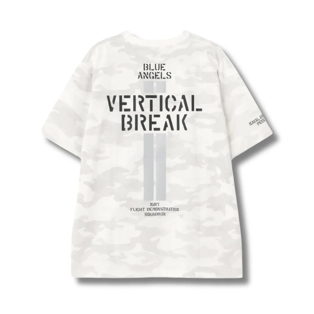 AVIREX  |Crew Neck Camouflage Street Style Plain Cotton Short Sleeves