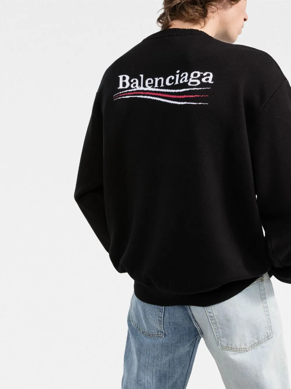 BALENCIAGA POLITICAL CAMPAIGN JUMPER