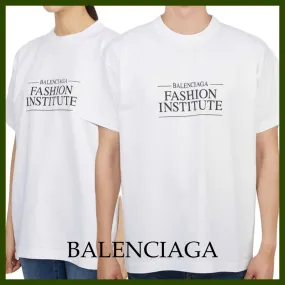 BALENCIAGA  |Street Style Cotton Short Sleeves Luxury