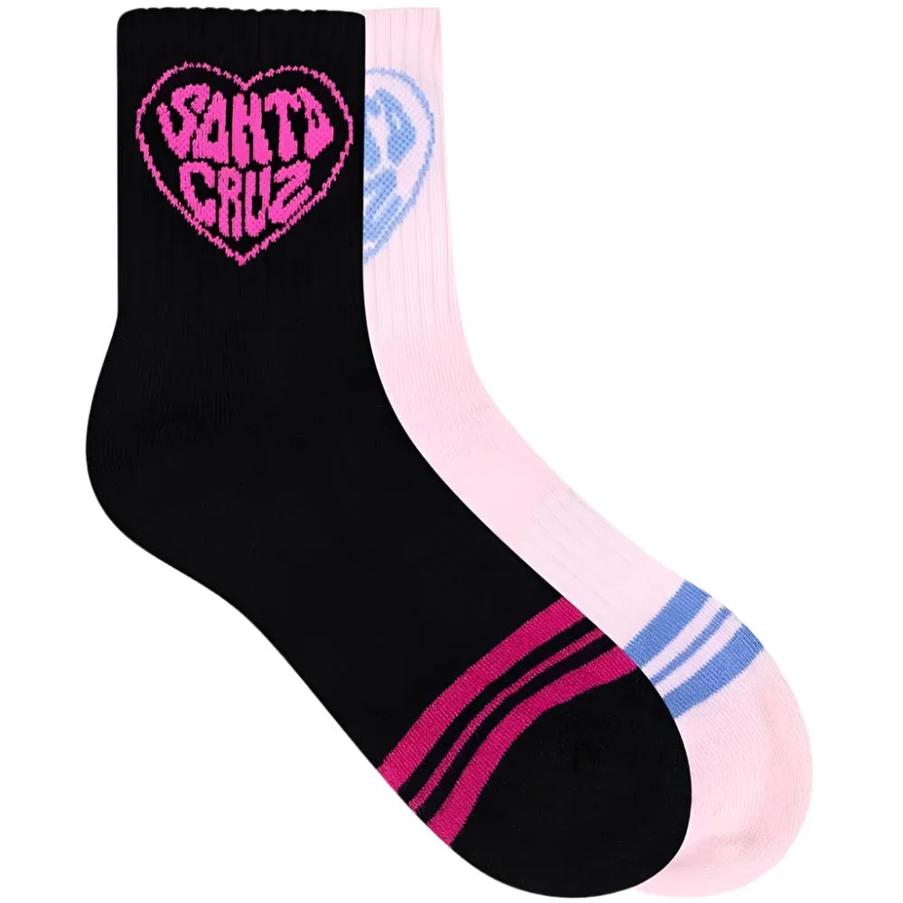 Balloon Heart Mid Socks - Kids