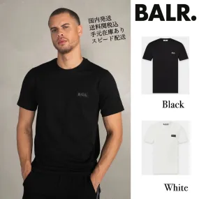 BALR  |Crew Neck Street Style Plain Cotton Short Sleeves Logo