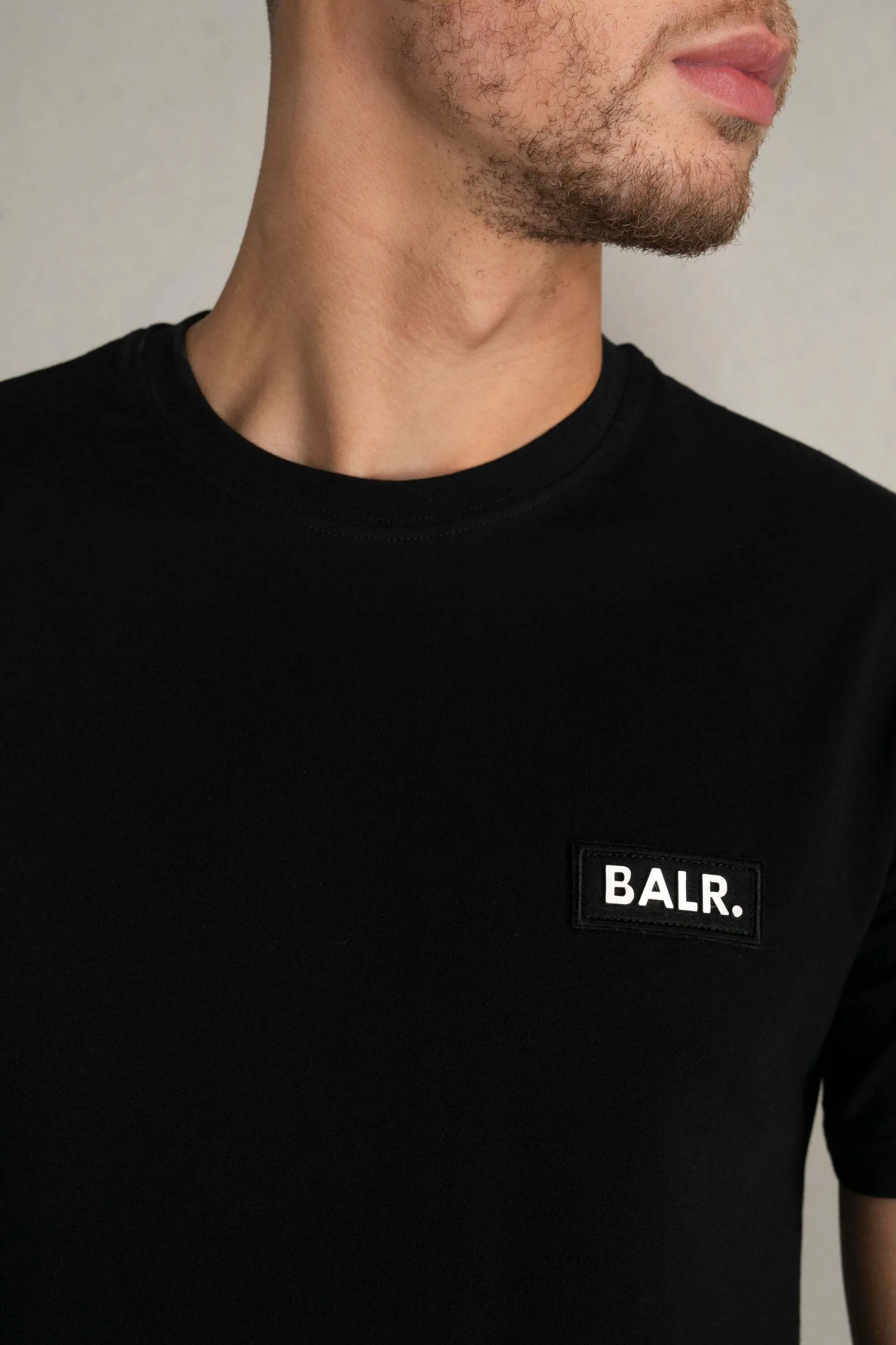 BALR  |Crew Neck Street Style Plain Cotton Short Sleeves Logo