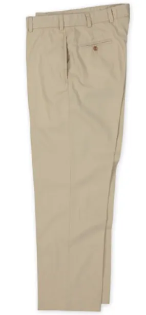 Bills Khakis Poplin Pants, M2 Standard Fit Plain Front Wicker