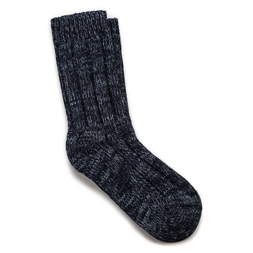  Birkenstock Cotton Twist Crew Socks in Navy  