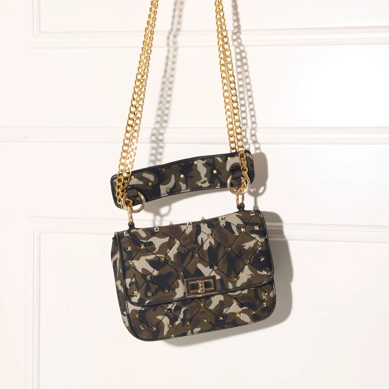 Bolso Mini rockstud print