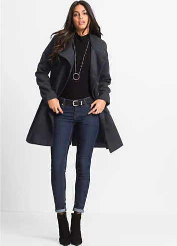 bonprix Shawl Collar Coat | Grattan