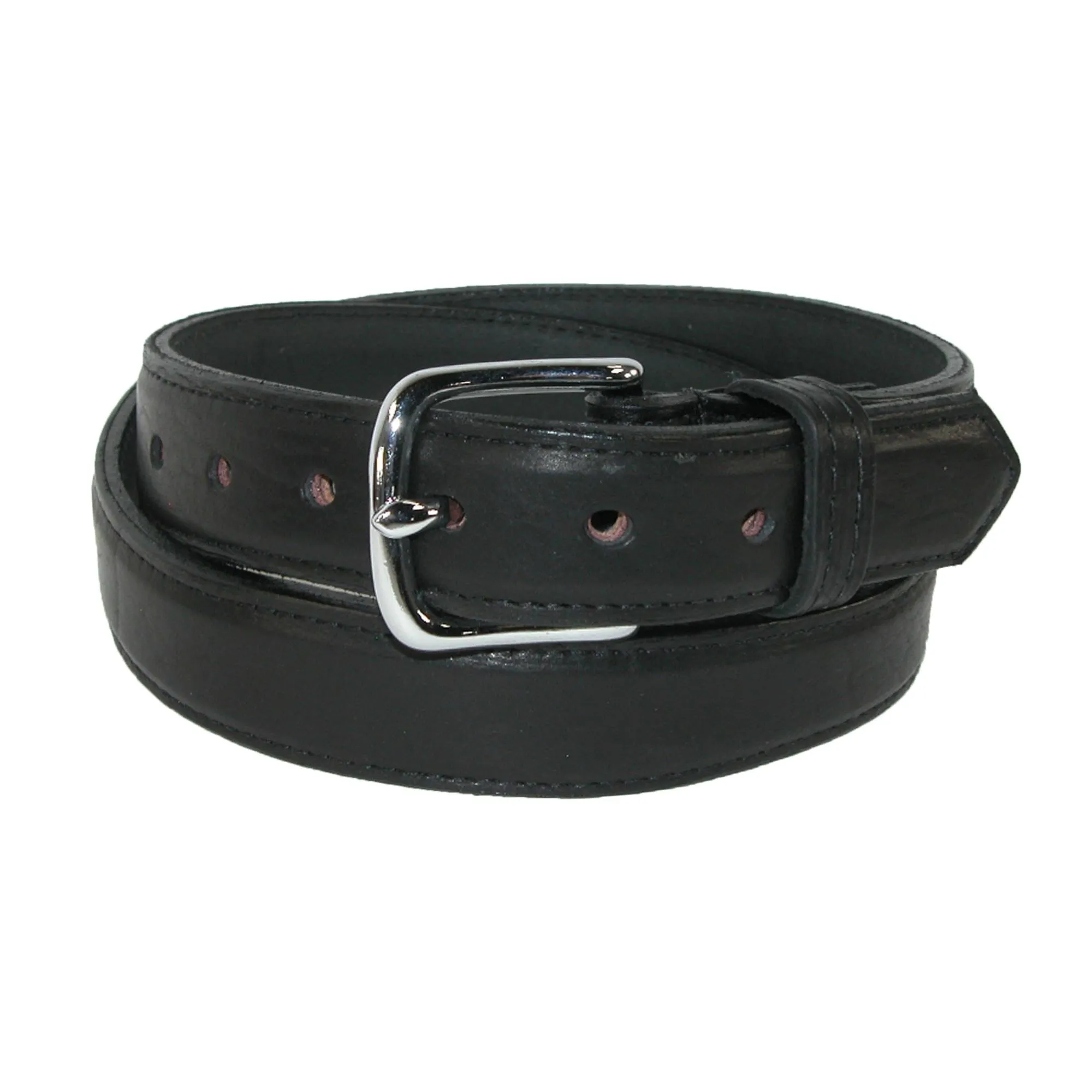 Boston Leather Men's Bison Leather Belt