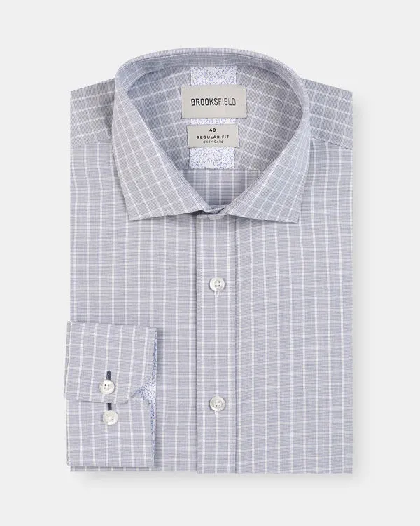 Brooksfield - Navy Check Shirt