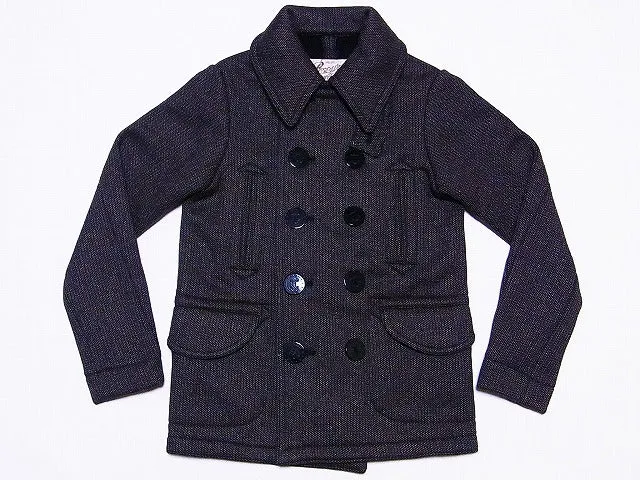 Brown's Beach Pea Coat - Oxford Grey