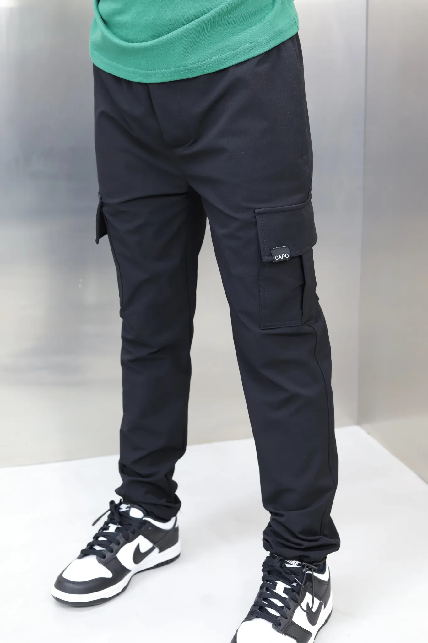 Capo KIDS - UTILITY Cargo Pant Toggle V2 - Black