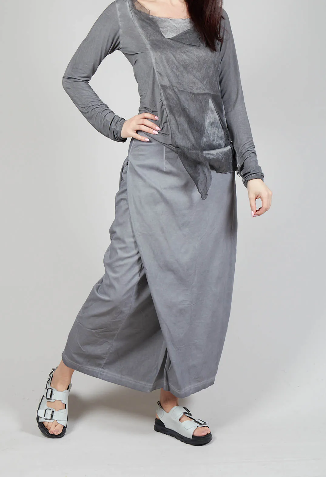 Cargo Skirt in C.Coal 70% Cloud