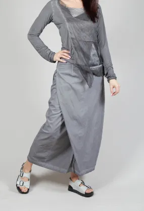 Cargo Skirt in C.Coal 70% Cloud