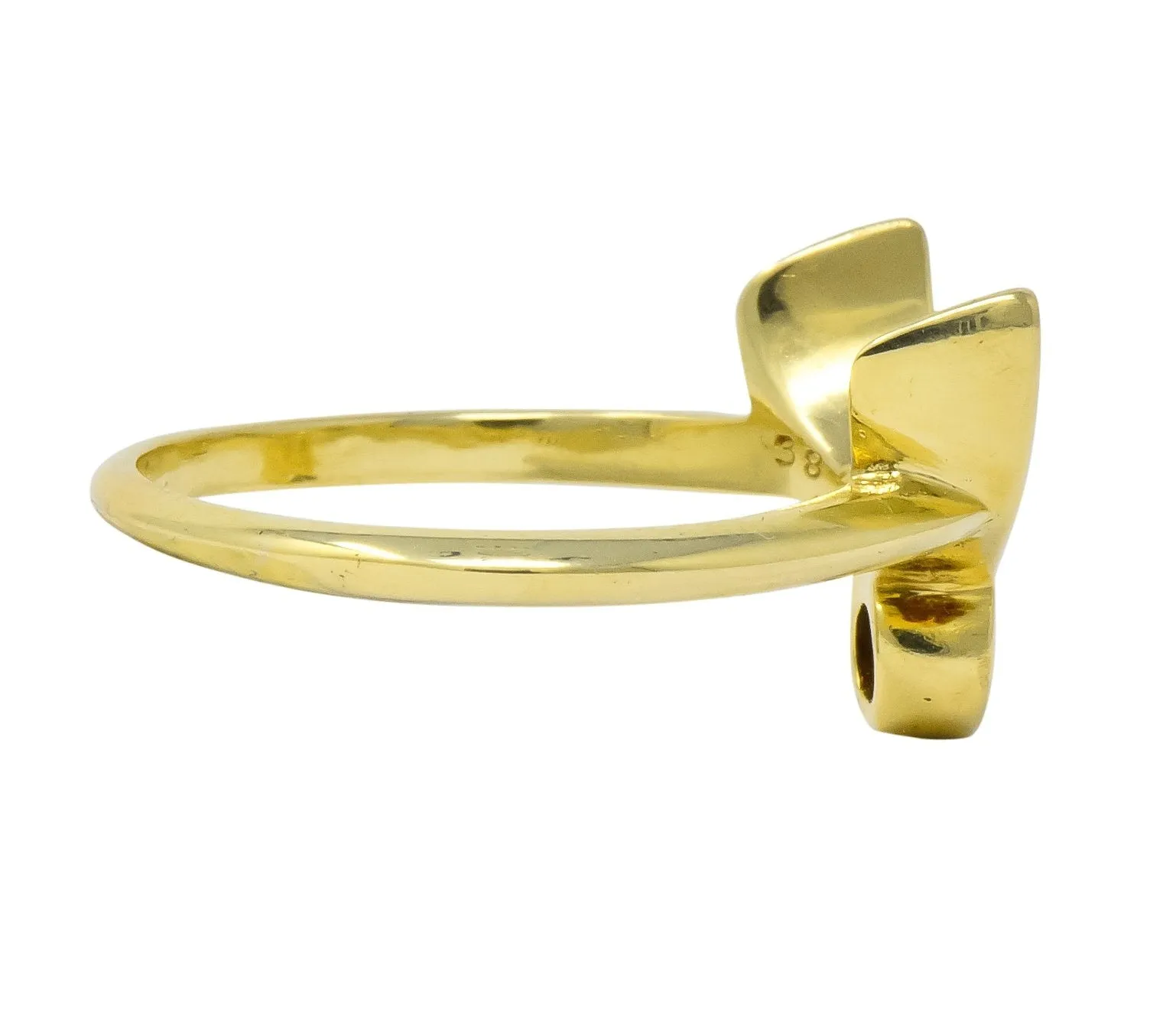 Cartier Vintage 18 Karat Gold Zodiac Taurus Stacking Ring