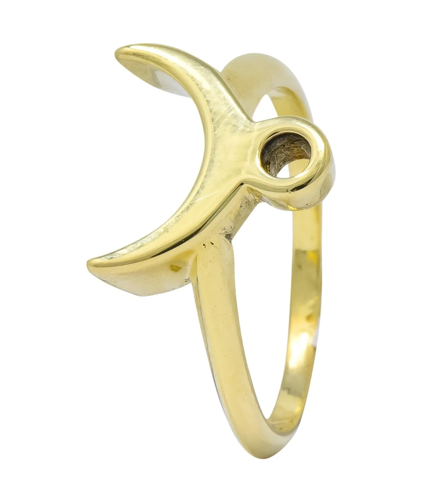 Cartier Vintage 18 Karat Gold Zodiac Taurus Stacking Ring