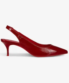 Christian Louboutin Womens Loubi Sporty Kate 55 patent-leather leather heeled courts