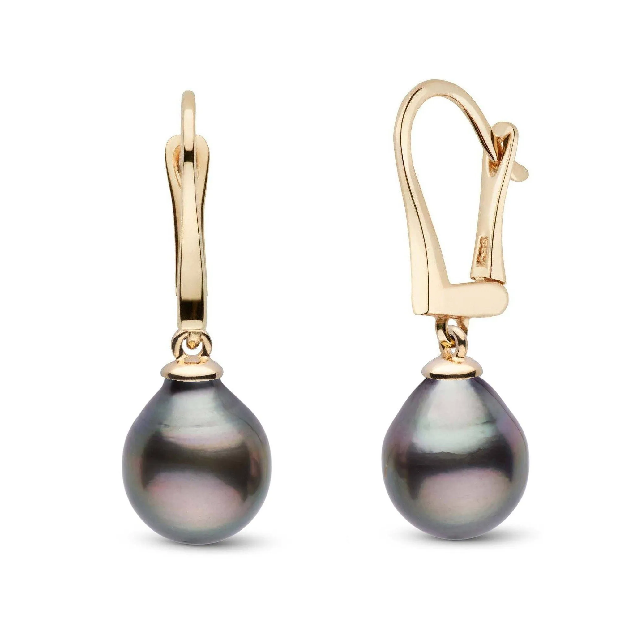 Classic Collection Tahitian Drop 8.0-9.0 mm Pearl Dangle Earrings