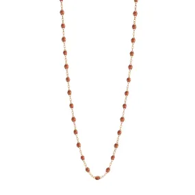 Classic Gigi Fauve necklace, Rose Gold, 19.7