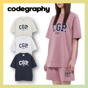 Code graphy  |Unisex Street Style Short Sleeves Logo T-Shirts