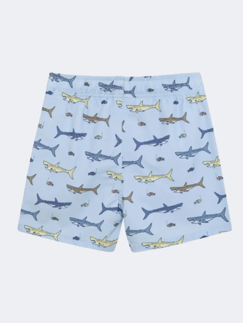 Color Kids Cool Boys Beach Swim Short Cerulean