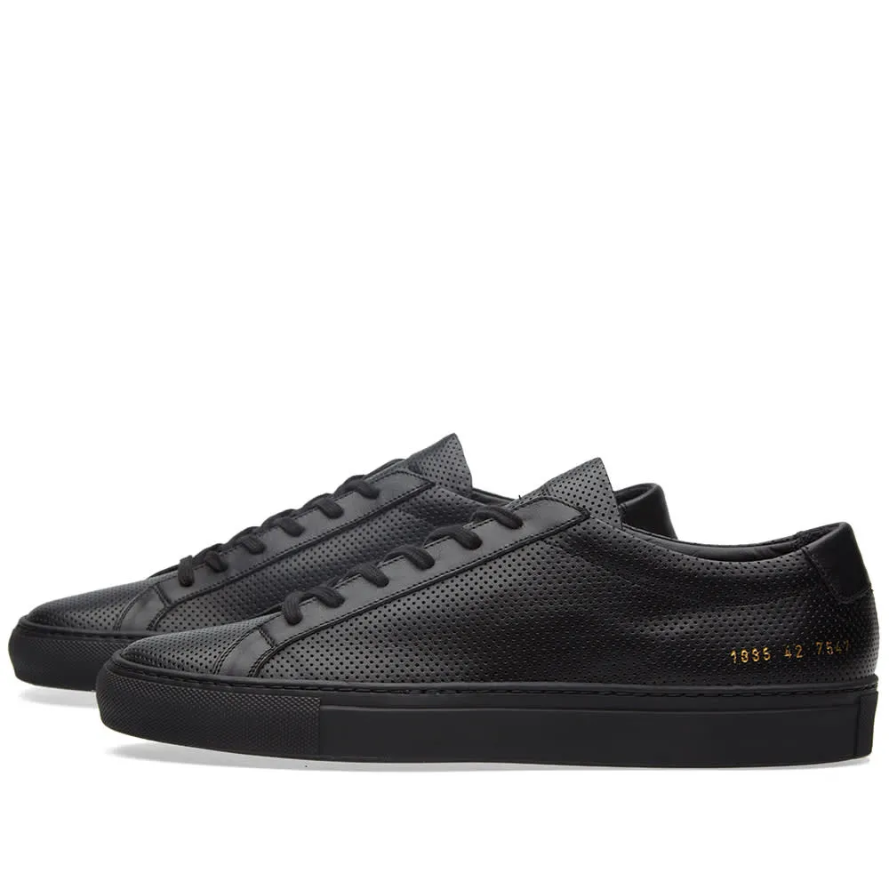 Common Projects Achilles Low PerforatedBlack