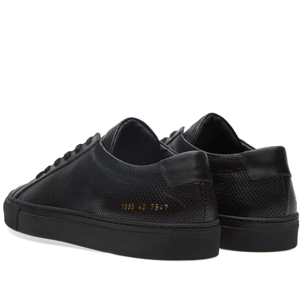 Common Projects Achilles Low PerforatedBlack