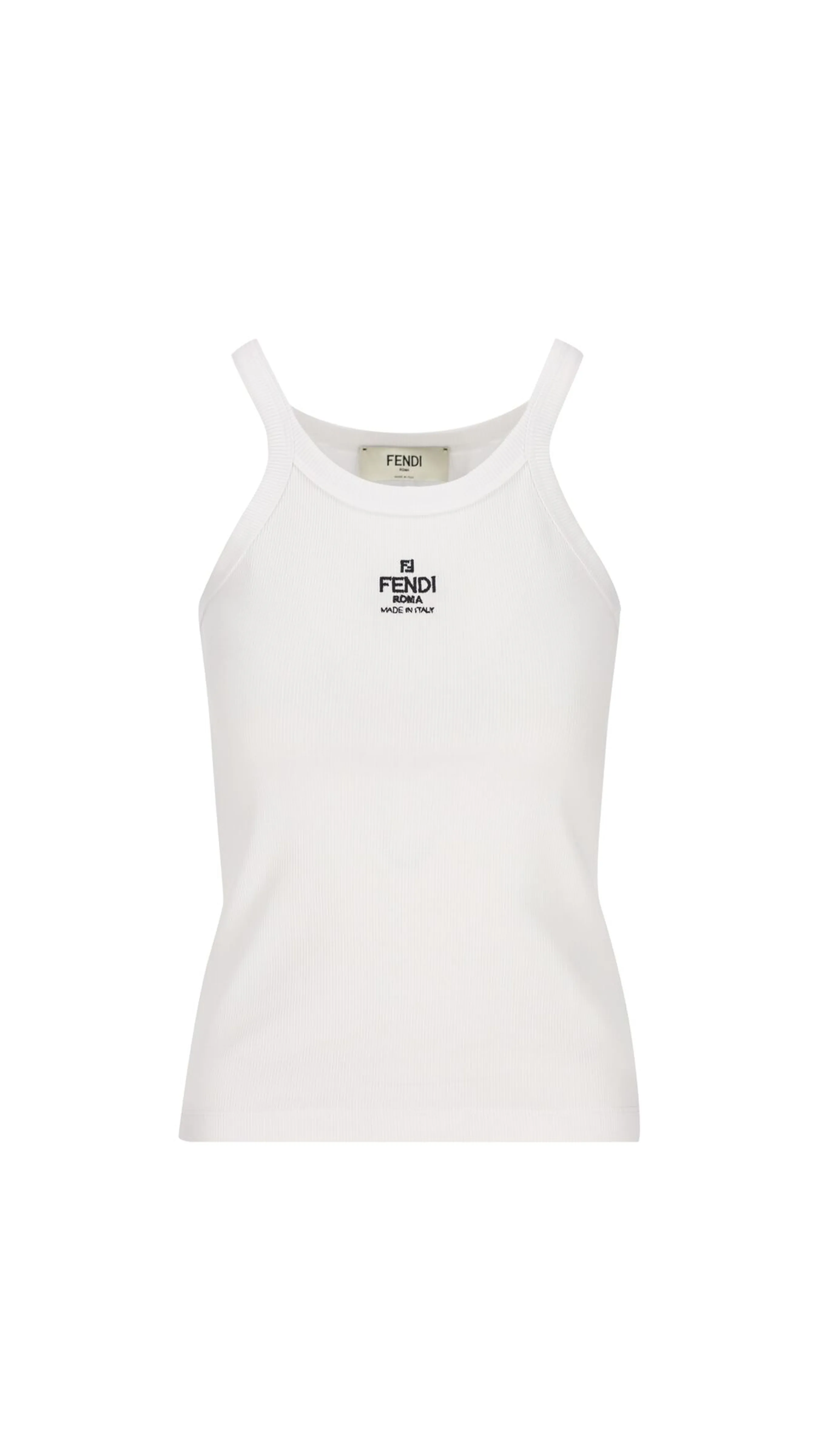 Cotton Tank Top - White