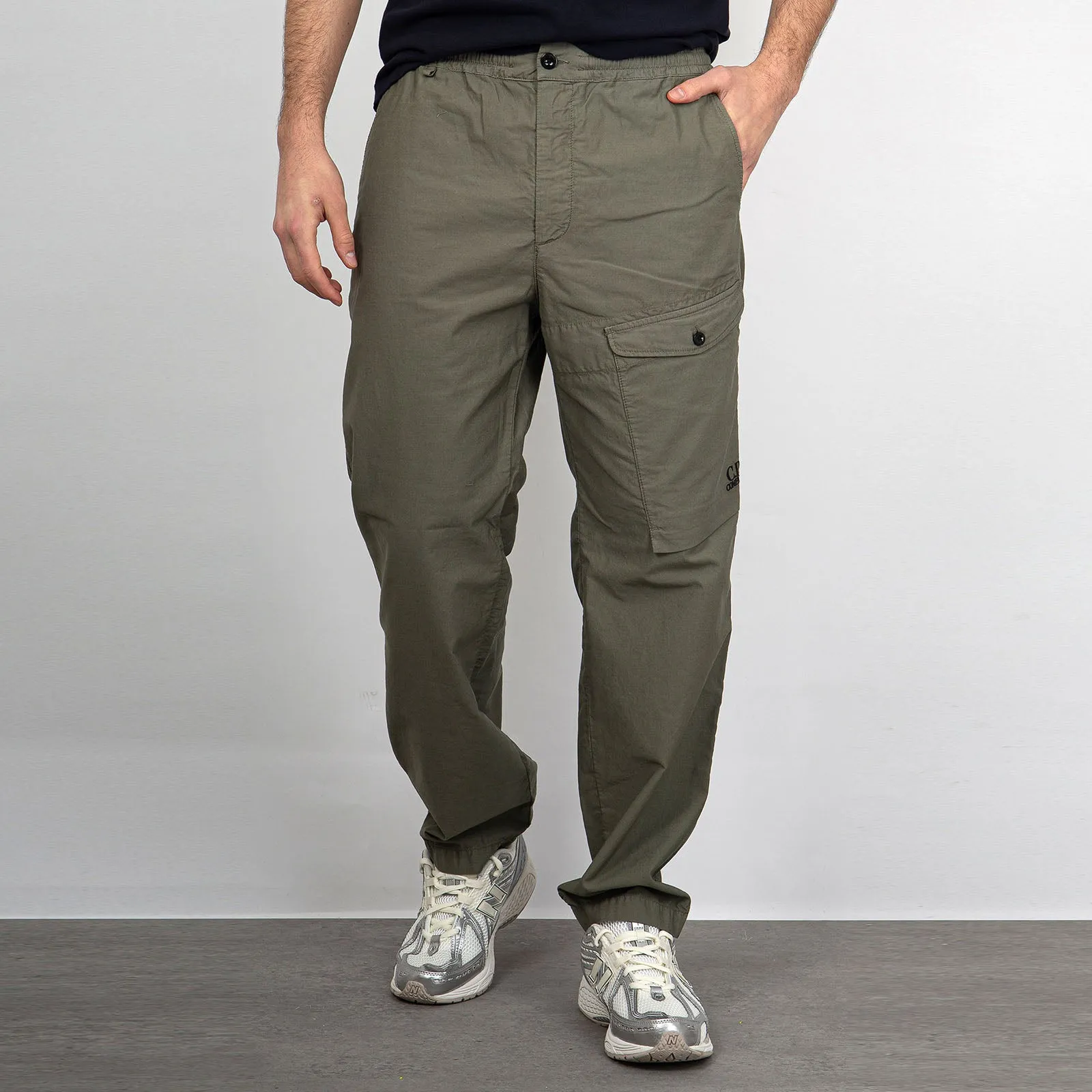 C.P. Company Pantalone Cargo Cotone Verde Militare