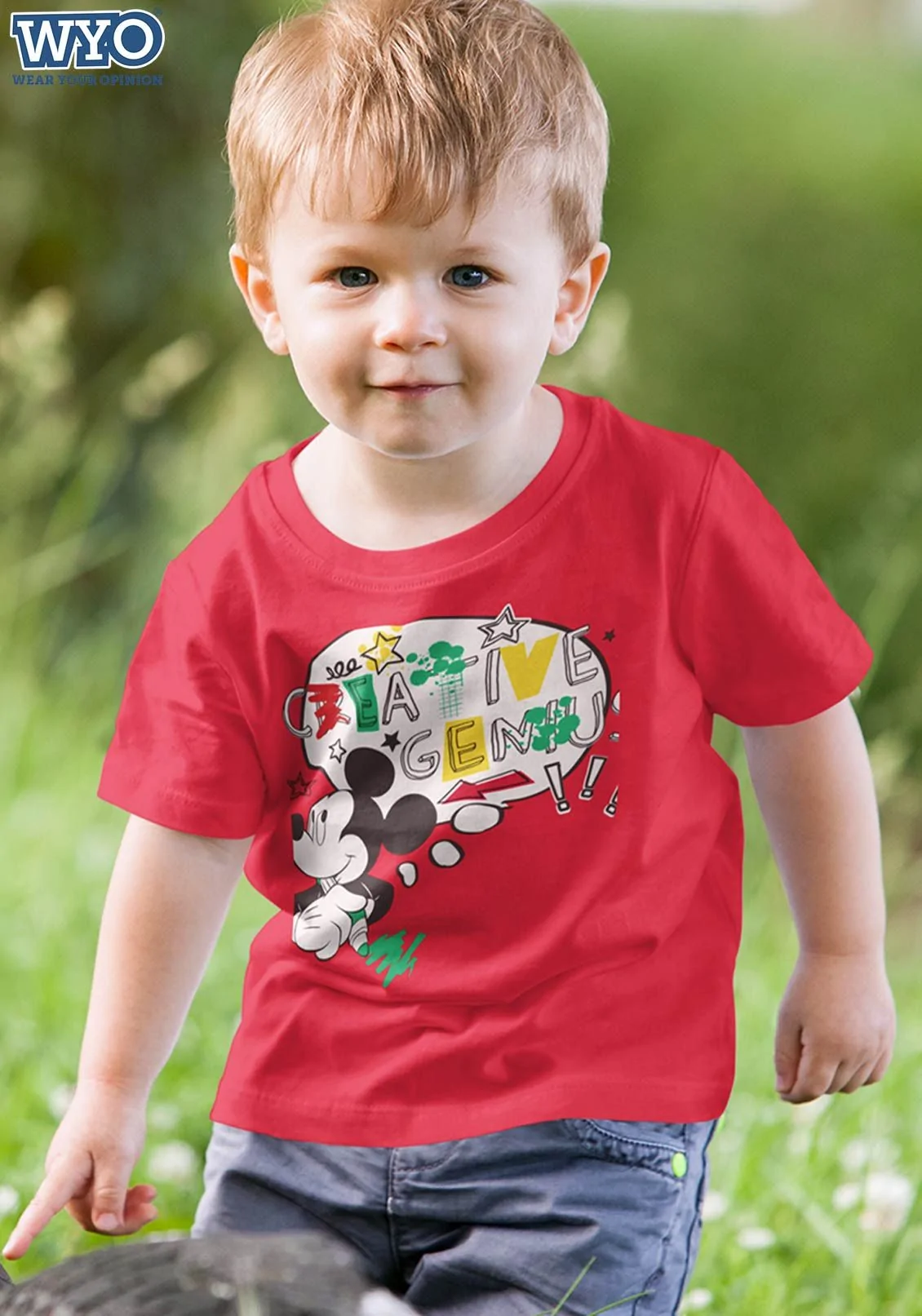 Creative Genius Mickey Kids T-Shirt